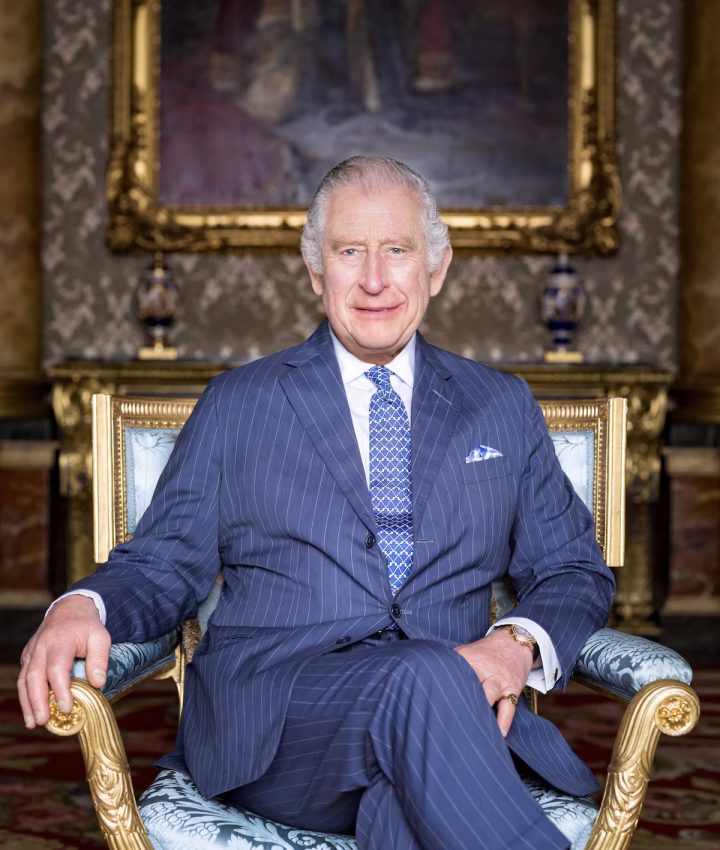 HRH King Charles III by Hugo Burnand (Full Length)
